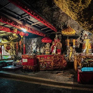 Goa Giri Putri temple in the cave, Nusa Penida, Bali, Indonesia
