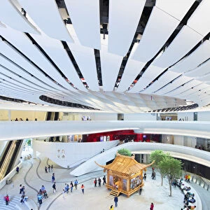Interior of Xiqu Centre, West Kowloon, Hong Kong, China