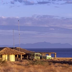The research centre of Koobi Fora looks out over Lake Turkana
