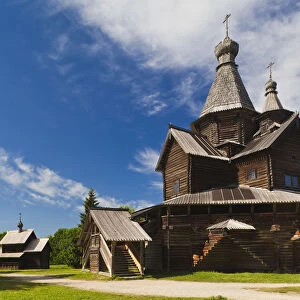 Russia, Novgorod Oblast, Veliky Novgorod, Vitoslavitsky Museum of Wooden Architecture