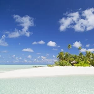 Tropical island, South Male Atoll, Kaafu Atoll, Maldives