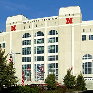 USA, Nebraska, Lincoln, Memorial Stadium, Football Stadium, The University Of USA