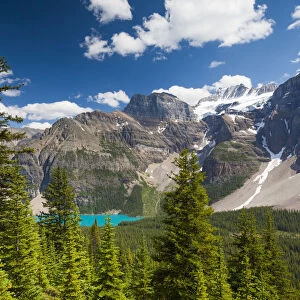 View over Moraine Lake & Valley of the Ten Peaks, Banff National Park, Alberta, Canada
