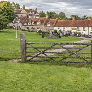 Village Green in East Dean, East Sussex, England