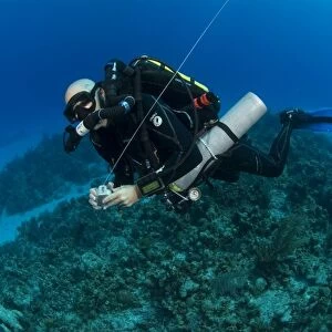 Technical Divers using Trimix, Rebreathers and technical diving equipment, Divetech, Grand Cayman, Cayman Islands, Caribbean