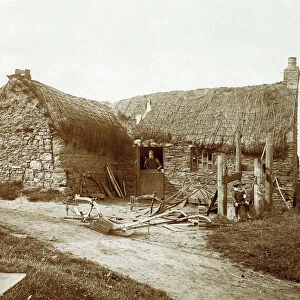 View of unidentified smithy, near Banff. Date: c1893
