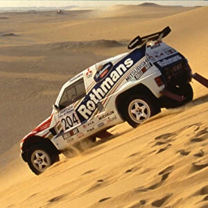 Mitsubishi Desert rally car