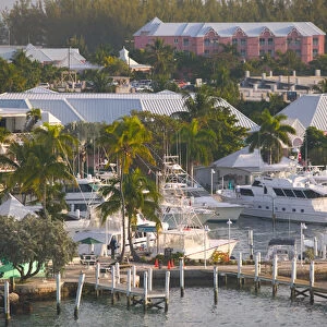 BAHAMAS-New Providence Island-Nassau: Paradise Island Marina Detail