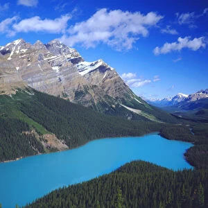 Canada; Alberta; Banff National Park; A glacier fed lake in the Rockies