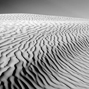 Canada, Saskatchewan, Great Sand Hills. Sand dune patterns