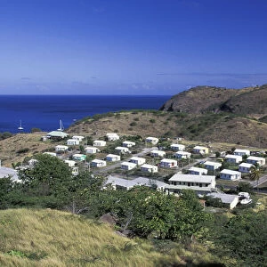 Caribbean, Montserrat, Davy Hill. New residences