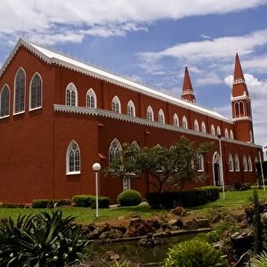 Famous Metal church in Grecia Costa Rica the only metal church cathedral in all the