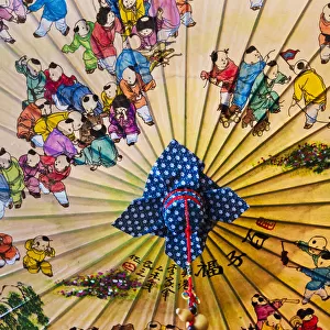 Hand made paper umbrella, Meinong, Taiwan