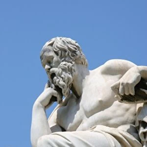 Socrates (469-399 BC). Classical Greek Philosopher. Statue. The Athens Academy. Athens
