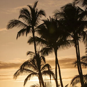 Sunset at Poipu beach Kauai, Hawaii