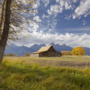 T. A. Moulton Barn, Mormon Row, Grand Teton National Park, Wyoming, USA