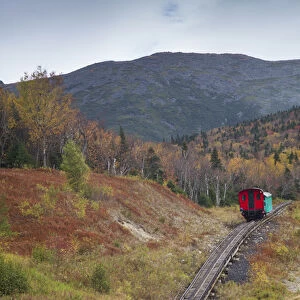 USA, New Hampshire, White Mountains, Bretton Woods, The Mount Washington Cog Railway