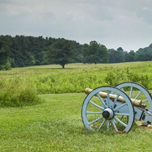 USA, Pennsylvania, King of Prussia. Valley Forge National Historical Park, battlefield