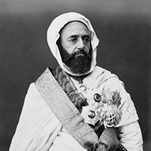 ABD AL-QADIR (1807-1883). Algerian military and religious leader
