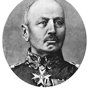 ALEXANDER VON KLUCK (1846-1934). German general. Photograph, c1915