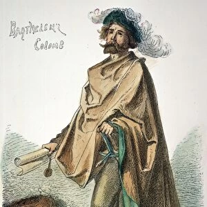 BARTHOLOMEW COLUMBUS (1445-1514). Italian sea captain in Spanish service; brother