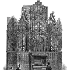 CHURCH ORGAN, 1862. Church organ made by Forster and Andrews of Hull, England