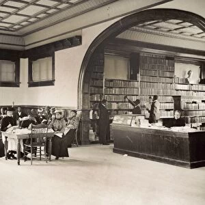 CLAFLIN UNIVERSITY, c1899. The Library at Claflin University in Orangeburg, South Carolina