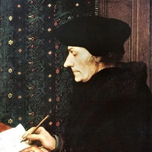 DESIDERIUS ERASMUS (1466?-1536). Known as Erasmus of Rotterdam. Dutch humanist and scholar