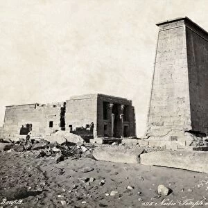 EGYPT: TEMPLE OF DAKKA. The Temple of Dakka, built in the 3rd century B. C. in Nubia