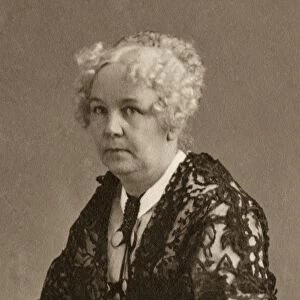 ELIZABETH CADY STANTON (1815-1902). American womens suffrage advocate