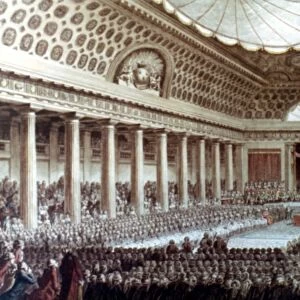 ESTATES GENERAL, 1789. The convening of the Estates General at Versailles, 5 May 1789