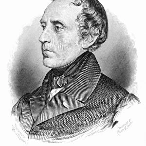 FRANCOIS GUIZOT (1787-1874). Francois Pierre Guillaume Guizot. French historian and statesman. Steel engraving, 19th century
