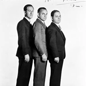 GEORGE GERSHWIN. (1898-1937). American composer. Left to right are George Gershwin