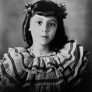 GIRL, c1899. Portrait of an African American girl from Georgia. Photograph, c1899