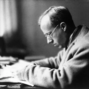 GUSTAV HOLST (1874-1934). English composer. Photographed by Herbert Lambert, c1920