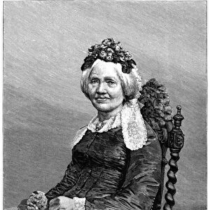HENRIETTE D ANGEVILLE (1794-1871). French mountaineer. Engraving, c1865
