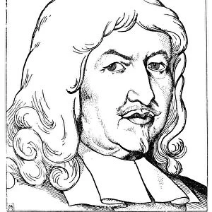JOHN BUNYAN (1628-1688). English preacher and writer. Drawing, 19th century