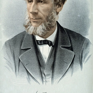 JOHN TYNDALL (1820-1893). Irish physicist and popularizer of science. Lithograph, c1885