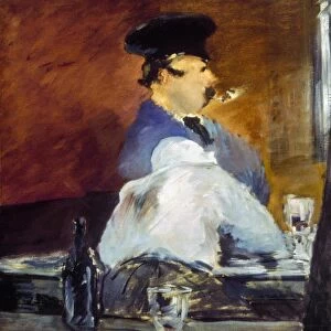 La Guingette. Oil on canvas by Edouard Manet