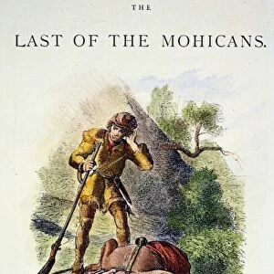 LAST OF THE MOHICANS, 1872. Half-title of an 1872 edition of James Fenimore Cooper s