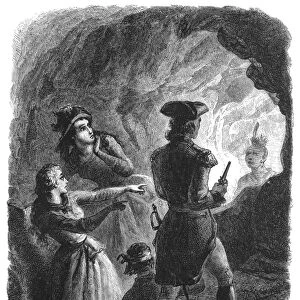 LAST OF THE MOHICANS, 1872. Illustration by Felix Octavius Carr Darley from an 1872