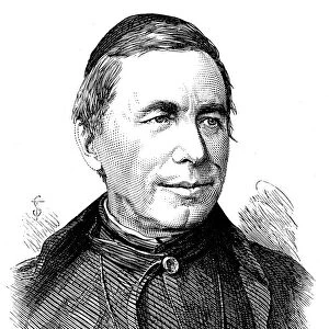 PIETRO ANGELO SECCHI (1818-1878). Italian Jesuit and astronomer. Line engraving, English, 1878