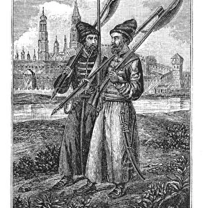 RUSSIA: STRELTSY. The Streltsi of a little later date. 17th century, line engraving