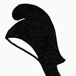 SYMBOL: FREEDOM. Phrygian cap, a symbol of freedom. Woodcut