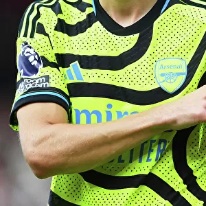 Arsenal Captain's Armband at AFC Bournemouth vs Arsenal Premier League Match (2023-24)