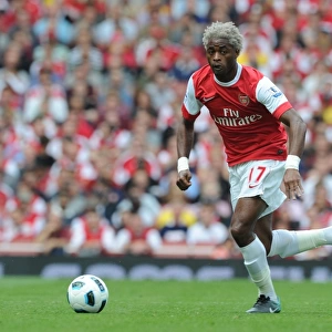 Arsenal's Alex Song Scores in 4-1 Victory over Blackburn Rovers, Emirates Stadium, 2010