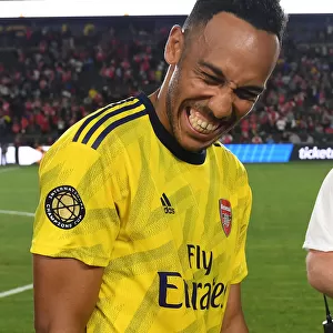 Arsenal's Aubameyang Faces Off Against Bayern Munich in International Champions Cup, LA 2019