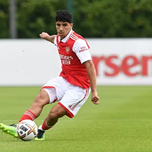 Arsenal's Salah-Eddine Oulad M in Action during Pre-Season Friendly vs Ipswich Town (2022)