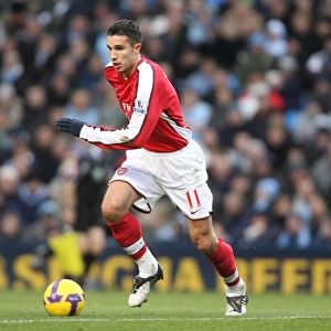 Robin van Persie's Disappointing Night: Manchester City 3-0 Arsenal, Barclays Premier League (November 2008)