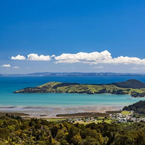 Coastal scenery at Coromandel in Waikato, New Zealand